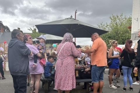 The event took place on Saturday, August 12, at The George, on Saint James Street, in Daventry.