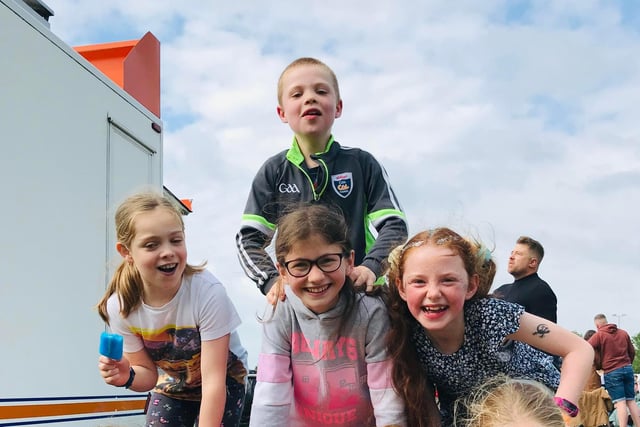 Children enjoy the day. Picture: Kirsty Beeson.