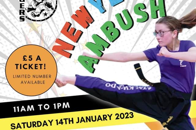 Join the Taekwondo Ambush Saturday January 14 at Daventry Leisure Centre