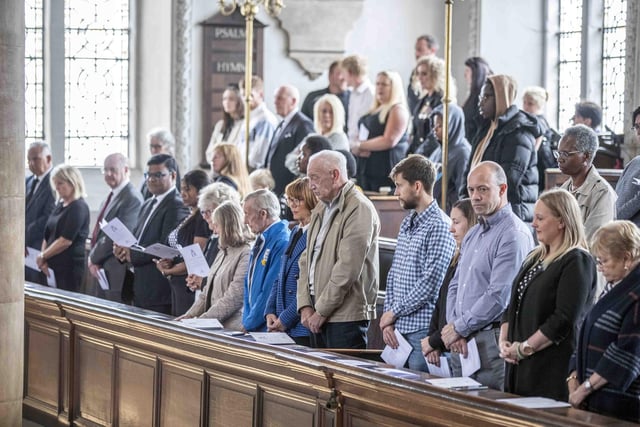 All Saints Church in Northampton hosted a remembrance service for Her Majesty Queen Elizabeth II on Sunday September 18. Pews were full as hundreds attended to pay their respects.