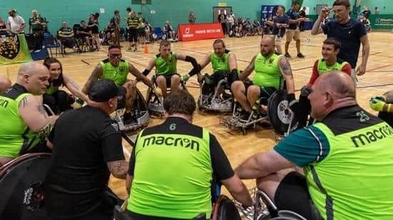 Saints' Wheelchair Rugby side are the champions (picture: Claire Jones/RedHatPhoto.com