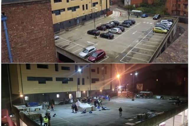 With rising levels of homelessness in Northamptonshire, nearly 300 people took part in the well-renowned Big Sleep Out event, with 70 people sleeping in the car park behind Northampton College.