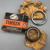 Roller bearings manufactured by Daventry company Timken.