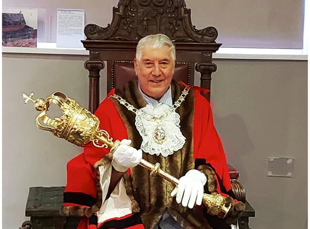 Daventry's new mayor Malcolm Ogle.