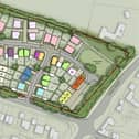 Illustration of the original plans for the 45 homes in Flore which were refused in a planning meeting in November 2022.
Taken from planning application.
Credit: Barwood Homes Ltd