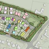 Illustration of the original plans for the 45 homes in Flore which were refused in a planning meeting in November 2022.
Taken from planning application.
Credit: Barwood Homes Ltd