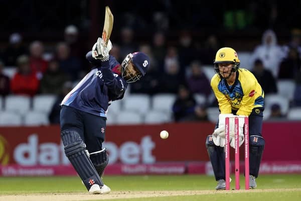 Steelbacks batter Saif Zaib has been selected for The Hundred by Northern Superchargers (Picture: David Rogers/Getty Images)