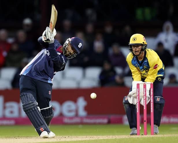 Steelbacks batter Saif Zaib has been selected for The Hundred by Northern Superchargers (Picture: David Rogers/Getty Images)