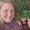 Milly with her delicious jam.