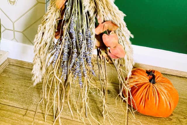 Our besoms are made from wood, lavender, twisted willow, cortaderia stem dried, dried eucalyptus, coffee sack hessian materials