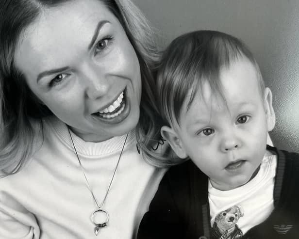 Samantha Brown, from Daventry, pictured with her son, Codi-Robert.