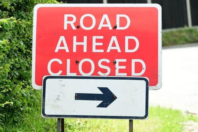 Road closures could add up to half-an-hour to journeys in West Northamptonshire during the next few days