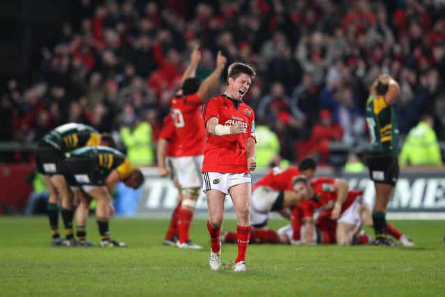 Ronan O'Gara snatched victory for Munster against Saints at Thomond Park in November 2011