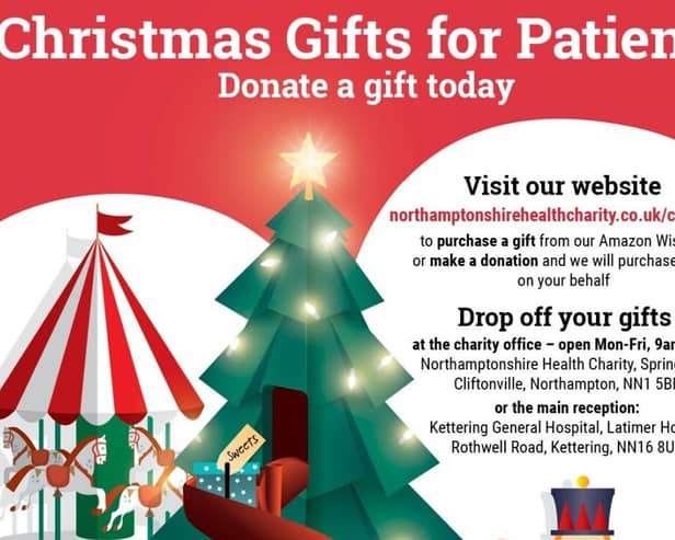 Northamptonshire Health Charity launches its annual Christmas Gifts for Patients appeal