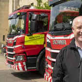 Four new fire appliances are ready to roll at The Mounts, Mereway, Kettering and Moulton stations following a £1.4 million investment by Stephen Mold