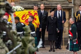 Princess Anne will accompany the Queen's coffin on its journey from Edinburgh to London on Tuesday
