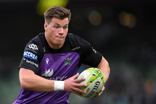 Huw Jones could return for Glasgow against Saints (photo by Stu Forster/Getty Images)