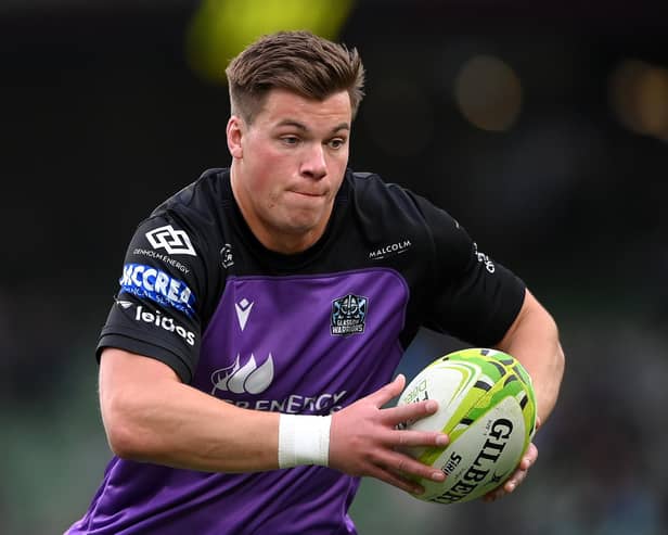 Huw Jones could return for Glasgow against Saints (photo by Stu Forster/Getty Images)