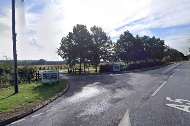 Firefighters rescued van driver from a ditch following crash on A5 in ...