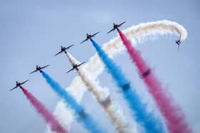The Red Arrows will be overhead in Northamptonshire on Friday June 23.