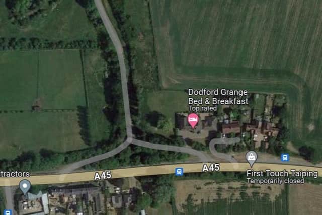 The developers are looking to expand their existing B&B business within Dodford.
Credit: Google