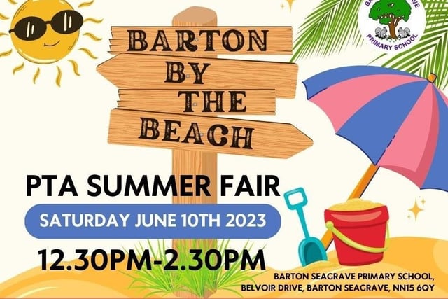 Hoping to be the "biggest and best ever", Barton Seagrave Primary School's PTA is putting on a 'Barton by the Beach' summer fair.
The event, which will be hosted at the school on Saturday (June 10) from 12.30pm to 2.30pm will see inflatables, trade stalls, plants, a raffle, a BBQ, doughnuts, displays, fairground games and much more.
The PTA is raising money for electronic fitness boards for the playground, panto trips and others asks from the school.