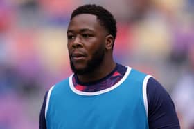 England prop Manny Iyogun signed a new deal with Saints on Tuesday (photo by Juan GASPARINI/AFP via Getty Images)