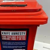 Knife amnesty bins will be available across Northamptonshire this week.