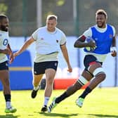 Courtney Lawes is in good spirits as he prepares to lead England in their World Cup opener against Argentina on Saturday night (Picture: Dan Mullan/Getty Images)