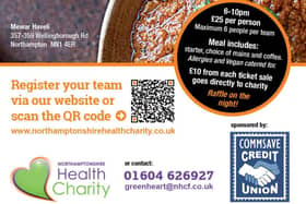 Northamptonshire Health Charity's Curry and Quiz fundraiser to support local NHS hospitals