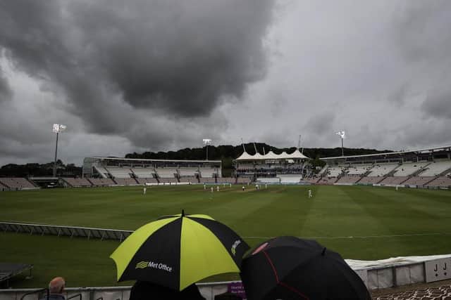 It was another rain and bad light-affected day at the Ageas Bowl on Tuesday