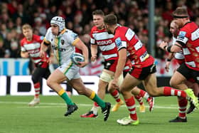 Curtis Langdon scored twice for Saints at Gloucester (photo by David Rogers/Getty Images)