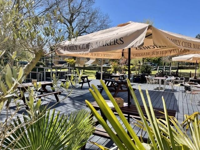 The Ecton pub has a large garden with plenty of seating on decking. The pub won Channel 4's Four in a Bed earlier this year.