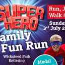 The Superhero fun run takes place at Wicksteed Park