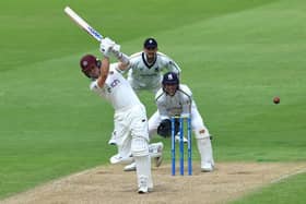 Will Young hits out on his way to his century for Northants against Warwickshire last week