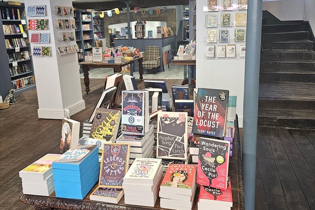 The bookshop's interior pictured this week.