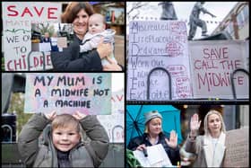 Campaigners were back on the streets of Northampton on Sunday claiming maternity services are in a 'state of emergency'