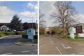 The two bridging hotels which were housing the 220 refugees were Holiday Inn in Flore and Holiday Inn in Bedford Road