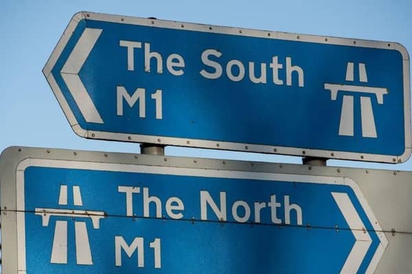 The collision happened on the M1 southbound.