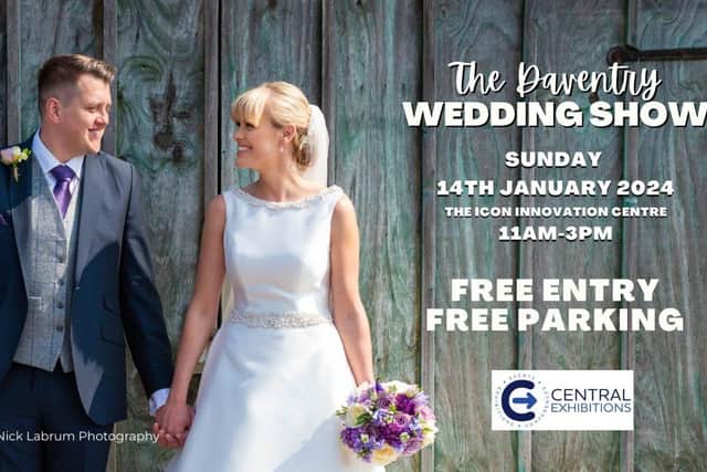 Daventry Wedding Show, Sunday 14th January