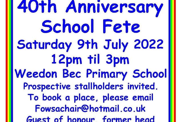 The fete is on July 9.