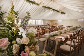 The Barn at The Granary at Fawsley seats up to 160 for weddings.