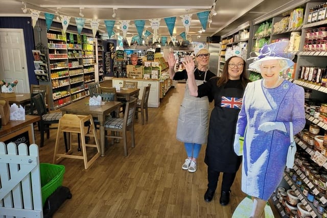 Sheaf Street Health Store had a special visitor to mark the jubilee