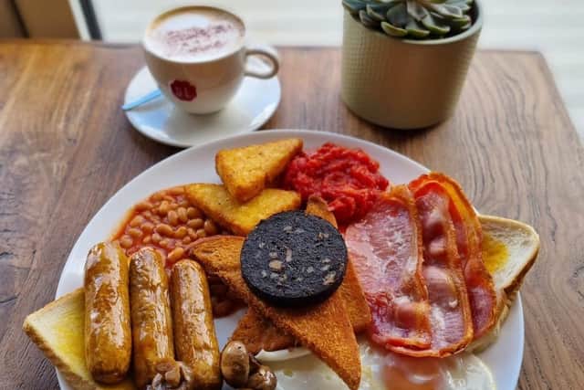 Whilton Locks Garden Village's restaurant has delicious food and drink on offer, including all day breakfasts.