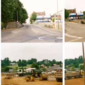 The construction of Daventry Leisure Centre, officially opened in 1996, pictured.
