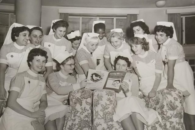 NGH nurses in the 1950s.