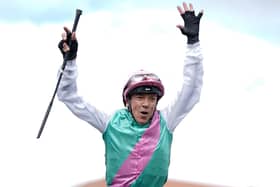 Will Frankie Dettori be doing one of his trademark flying dismounts after victory in his last Derby at Epsom on Saturday?