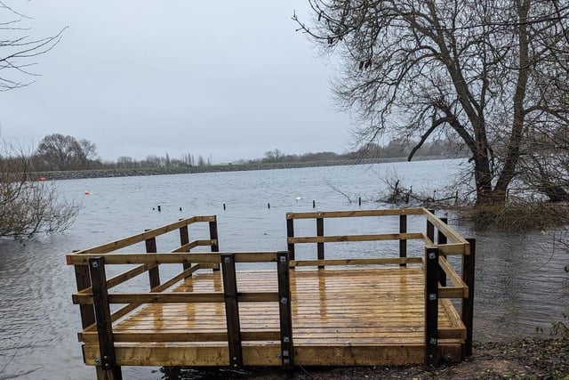 Residents can now have an even more enjoyable experience during the next open-water swimming sessions with Daventry Country Park's new swim platform.