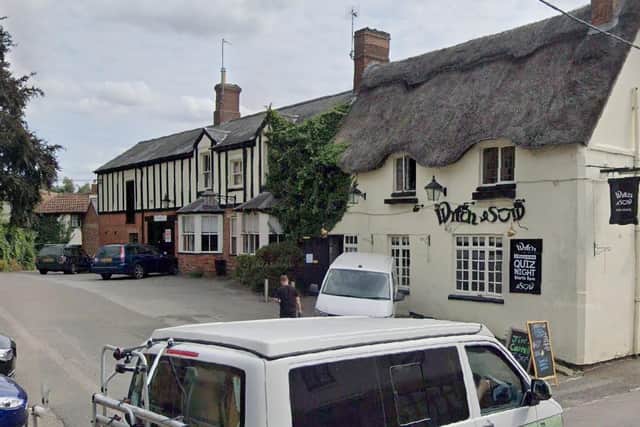 The incident happened at the Witch and Sow pub in Guilsborough.
