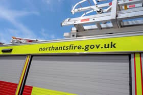 Northamptonshire Fire and Rescue Service has warned drivers to avoid the area